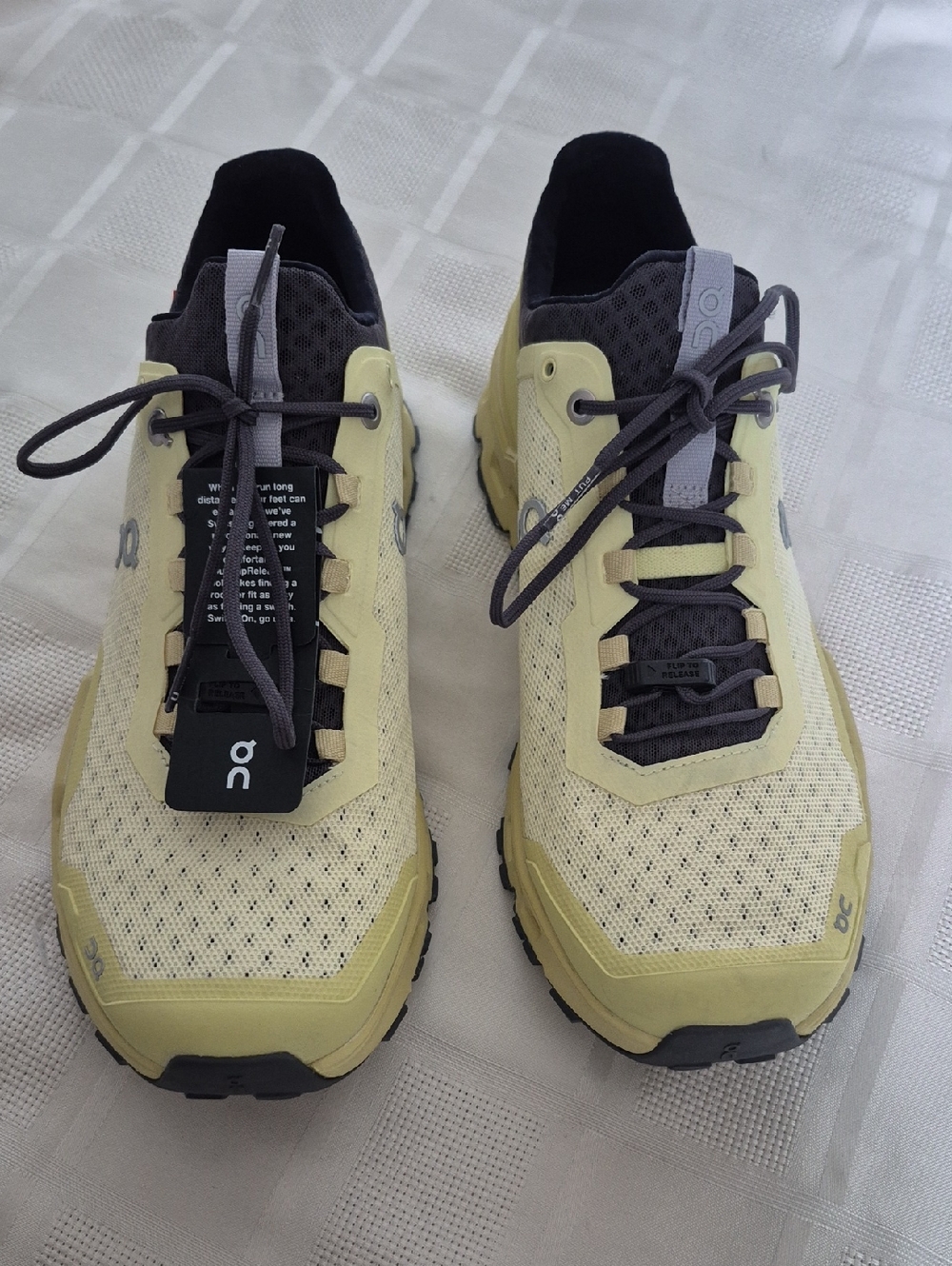 On Running Cloudultra Black and Yellow Running Shoe